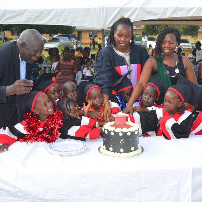 st angela merici primary school cake cutting